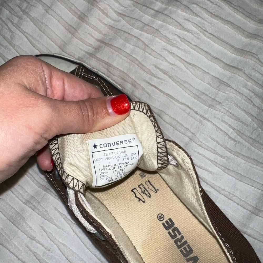 Brown Converse